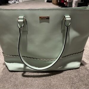 Kate Spade Mint Green Tote Bag